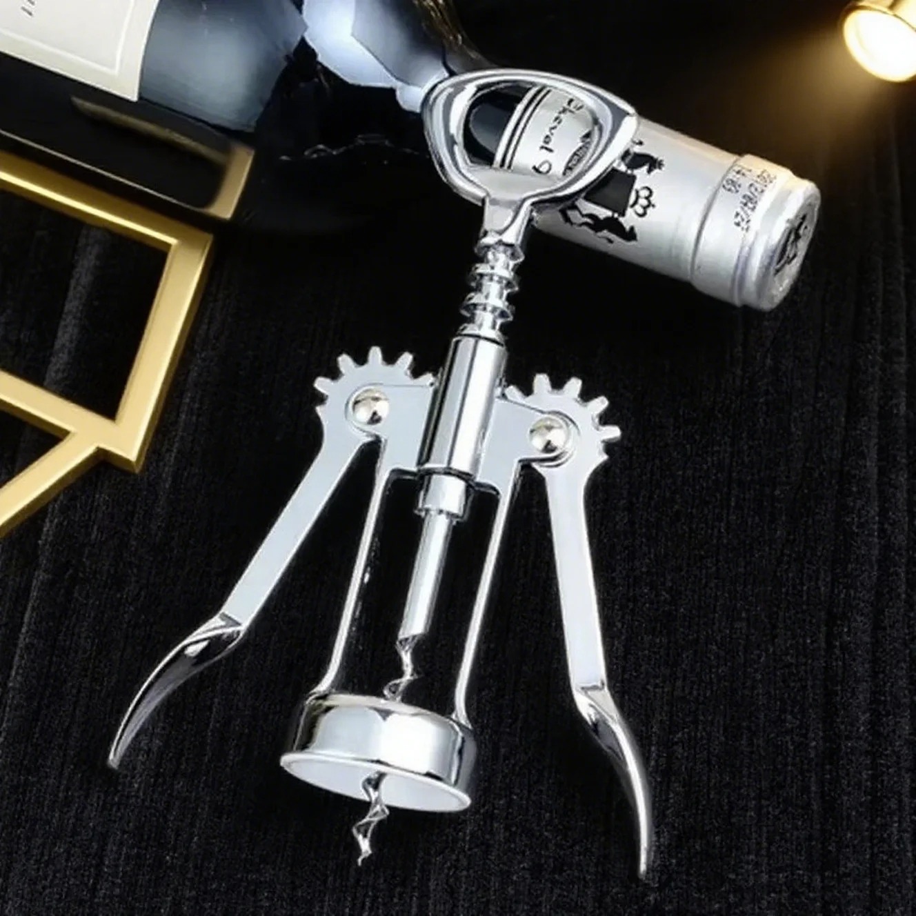 Multifunctional Stainless Steel Wine Bottle Opener Corkscrew