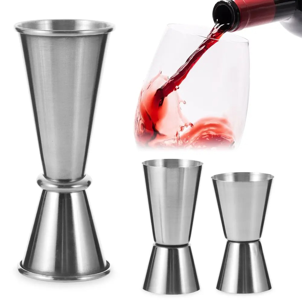 Stainless Steel Cocktail Jigger Dual Shot Spirit Measure Cup - Image 6