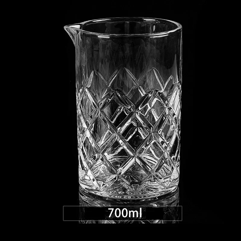 Professional Crystal Glass Cocktail Shaker Mixing Cup - Image 3
