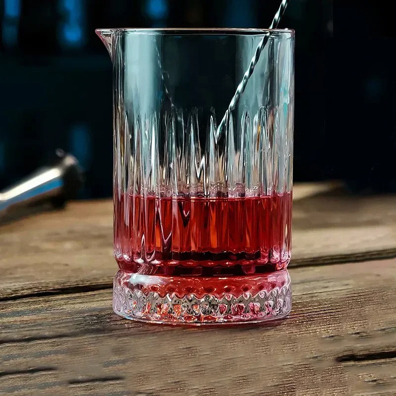 Professional Crystal Glass Cocktail Shaker Mixing Cup - Image 11