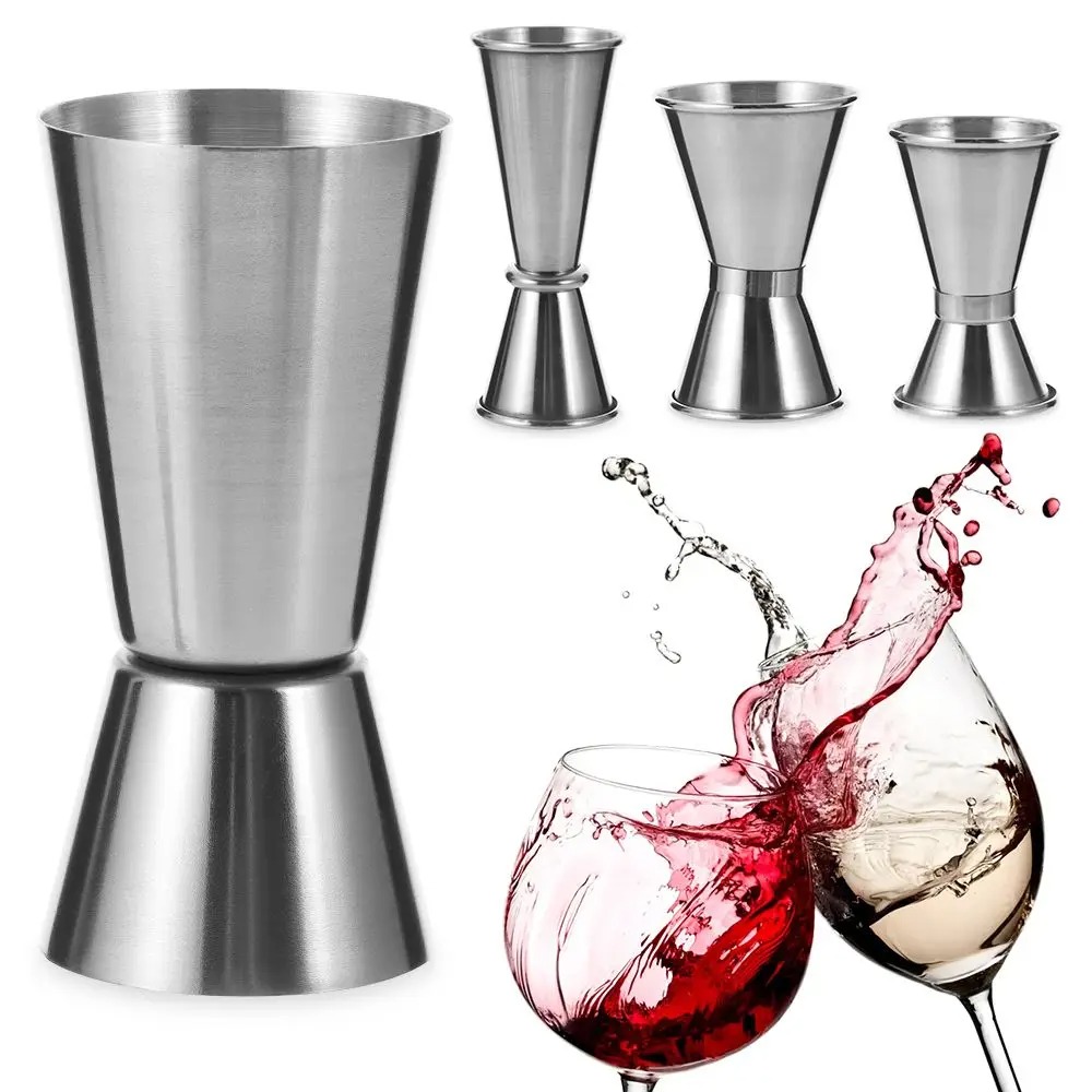 Stainless Steel Cocktail Jigger Dual Shot Spirit Measure Cup - Image 5