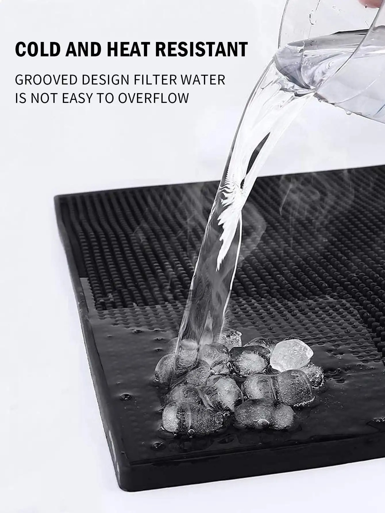 Rubber Bar Mat Non Slip Cocktail Spill Mat for Coffee Bar - Image 6