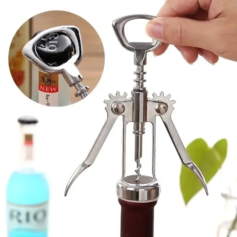 Multifunctional Stainless Steel Wine Bottle Opener Corkscrew - Image 5