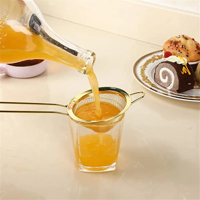 Stainless Steel Fine Mesh Cocktail Strainer Practical Bar Tool - Image 5