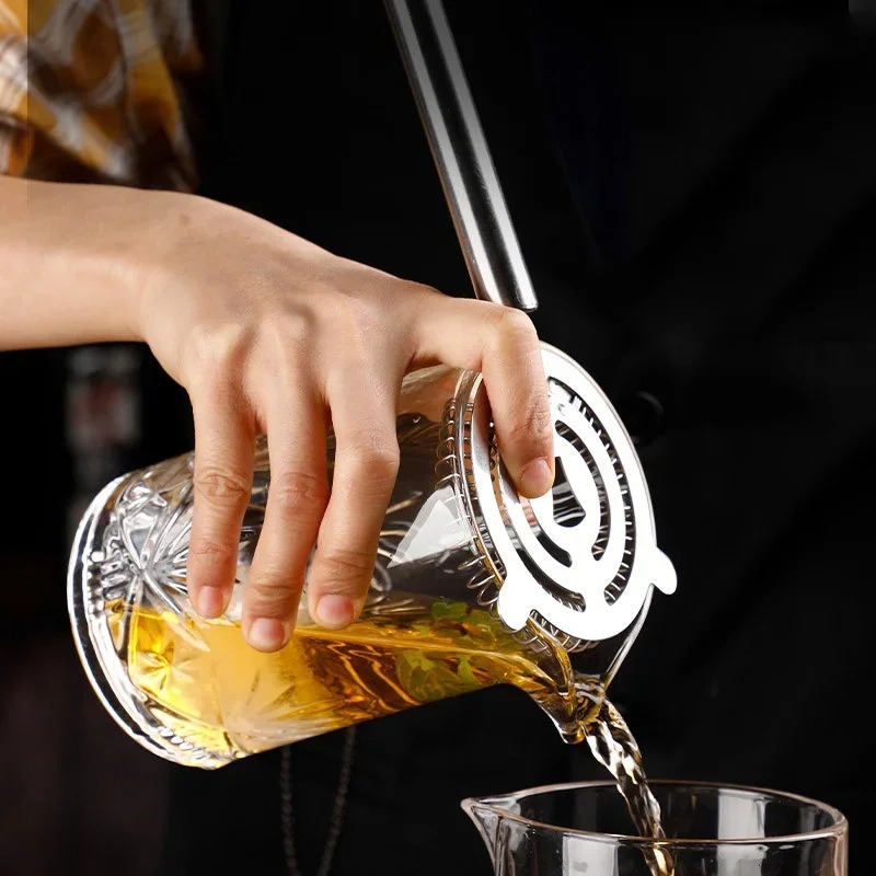 Professional Crystal Glass Cocktail Shaker Mixing Cup - Image 5