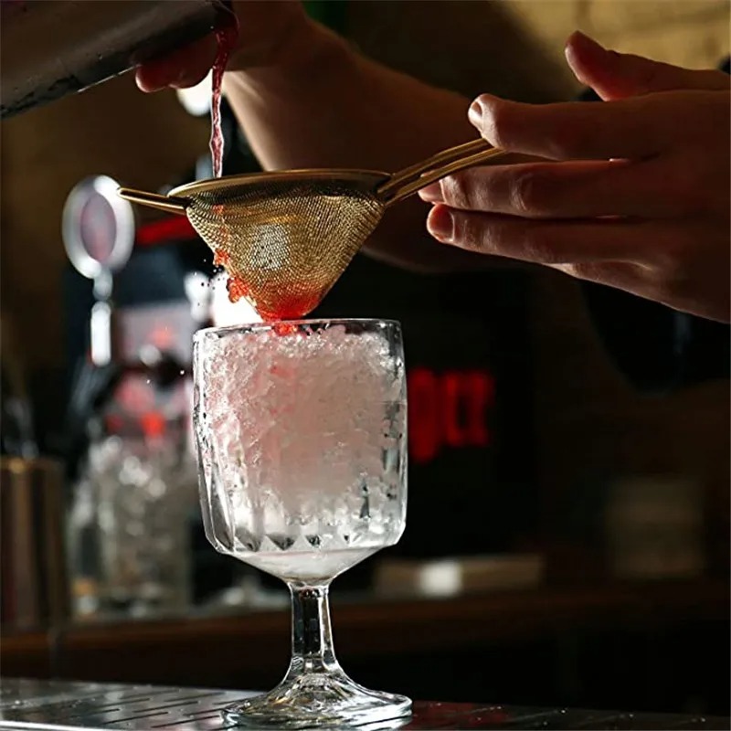 Stainless Steel Fine Mesh Cocktail Strainer Practical Bar Tool - Image 4