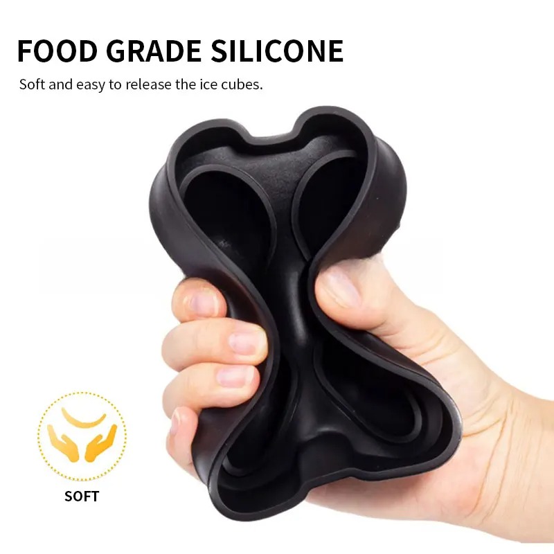 Leak Free Round Whiskey Ice Mold, Easy Fill Ice Ball Maker - Image 2