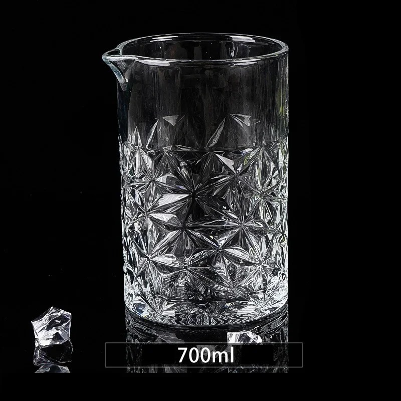 Professional Crystal Glass Cocktail Shaker Mixing Cup - Image 4