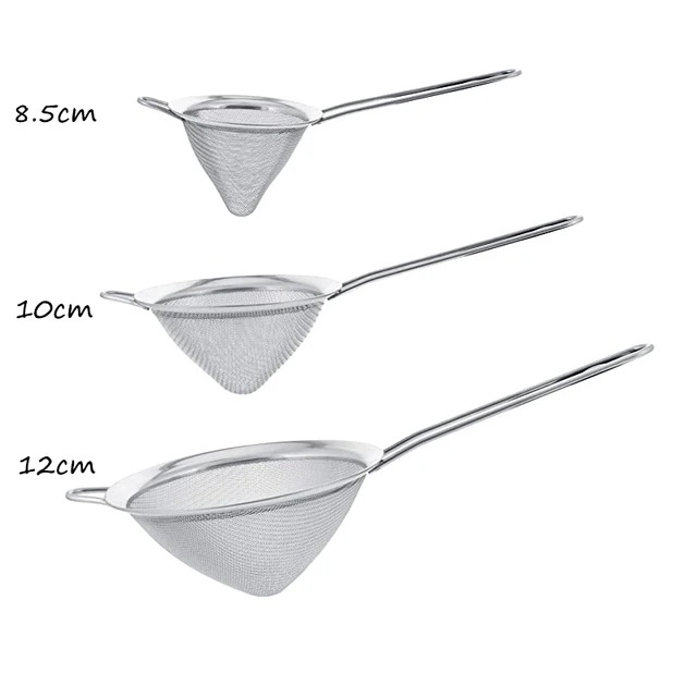 Stainless Steel Fine Mesh Cocktail Strainer Practical Bar Tool - Image 2